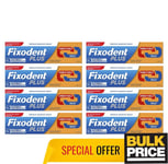 Fixodent Plus Premium Adhésif Crème Tenue Forte Parfum Gratuit 40g 8-Pack