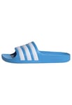 adidas Mixte enfant Adilette Aqua Slides Kids, Blue Burst/Cloud White/Blue Burst, 33