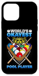 Coque pour iPhone 12 mini World's Okayest Pool Player I Pool Billiards Player