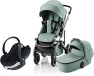 Britax Römer Smile 5Z Duovagn inkl. BeSafe iZi Go Modular X2, Jade Green