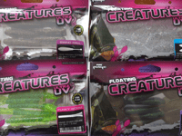 Lot leurres souples Fox Rage UV 9cm Swing Ball Grayfish Shovel Shad Funky Worm 1