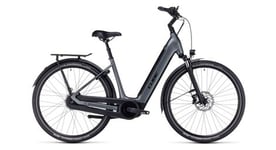 Velo de ville electrique cube supreme rt hybrid pro 500 easy entry shimano nexus 8v 500 wh 700 mm gris flash 2023