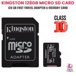 Kingston 128GB Micro SD Card SDHC SDXC Memory Card TF 128GB SD Card & Adapter