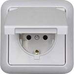 N & L 101803 Prise encastrée IP44 Ultra Blanc