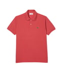 Lacoste Mens shirt - Red Cotton - Size X-Small