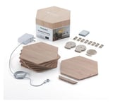 Nanoleaf - Elements - Wood Look Hexagons Starter Kit- 7 Panels