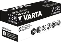 Varta V 379 - Batteri Sr63 - Silveroxid - 14 Mah