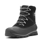 Sorel BUXTON LACE WATERPROOF Men's Snow Boots, Black (Black x Quarry), 8.5 UK