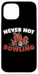 Coque pour iPhone 15 Jeu De Bowling Boule - Joueur Quilles Bowling