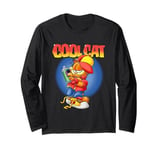 Garfield Cool Cat Retro Graffiti Artist Long Sleeve T-Shirt