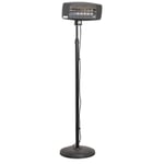 Sealey Infrared Quartz Patio Heater 2000W/230V with Telescopic Floor Stand