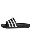 adidas Mixte enfant Adilette Aqua Slides Kids, Core Black / Cloud White / Core Black, 28