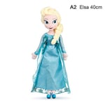 1 st 30/40/46/50 cm Frozen Anna Elsa Olaf Dockor Snow Queen Princess Stuffed Plysch Elsa-Perfet Elsa 40cm