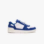 Lacoste Sneakers T-Clip homme en cuir Taille 50 Blanc/bleu