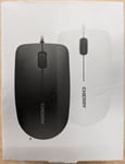 Cherry MC 1000 USB Wired Mouse - 3 Button, Scroll Wheel, 1200 DPI (Pale Grey)