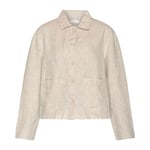 Knowledge Cotton Regular Linen Overshirt Dam