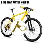 Bicycle Water Bottle Cage Holder Adapter for Bicycle MTB Kettle Rack Gold Tone