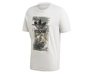 adidas Camo Tongue Tee T-Shirt Homme Grey One F17 FR: S (Taille Fabricant: S)