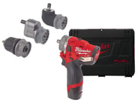 Milwaukee M12FPDX-0 12v M12 Compact Percussion Drill Removable Chuck Kitbox