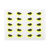 Fly-Dressing Angry Predator Eyes White 10mm