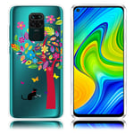 Deco Xiaomi Redmi Note 9 skal - Färgglatt Träd