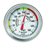TFA Dostmann Thermomètre analogique 14.1029, pour gril/viande, pour mesurer la température de l'espace de cuisson, pour le gril/smoker, en acier inoxydable, Thermomètre de four