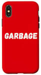 Coque pour iPhone X/XS Garbage For Trump Team Garbage American Garbage Truck Funny