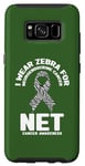 Coque pour Galaxy S8 NET T-shirt contre le cancer – Zèbre pour la sensibilisation aux néo-endocrines