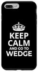 Coque pour iPhone 7 Plus/8 Plus Wedge Souvenirs / « Keep Calm And Go To Wedge Surf Resort! »
