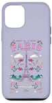 Coque pour iPhone 13 Pro Paris Tour Eiffel Floral French Retro Cute Y2K Graphic