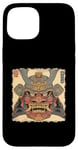 iPhone 15 Oni Yokai Devil Mask Japanese Art Samurai Ukiyo-e Case