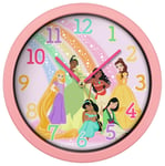 Disney Princess Kids Wall Clock - Pink