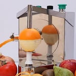 Pelamatic Éplucheur électrique de fruits et légumes pour hôtellerie et restauration | Acier inoxydable alimentaire | Polyvalent pour fruits sphériques et ovales 45-130 mm | Nettoyage rapide, acier,