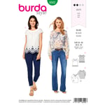 Burda 6502 - Blus EUR: 34- 46, US: 8-20