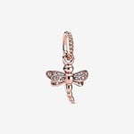 shangwang 925 Sterling Silver Heart-Shaped Maple Leaf Rose Gold Series Suitable For Original 3mm Bracelet Making Fashionable Diy Jewelry CMS2019