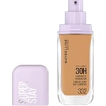 Maybelline New York - Fond de Teint Liquide Longue Tenue - Ultra-Résistant - Fini Mat Lumineux - Enrichi en Acides Aminés - Tous les Types de Peau - Superstay 30H Lumi-Matte - Teinte : 332-35ml