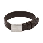 Emporio Armani Mens Bracelet EGS3135040 Leather Brown