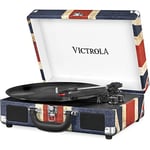 Victrola Suitcase Platine Vinyle Mallette Vintage Bluetooth - UK Flag