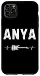 Coque pour iPhone 11 Pro Max Anya Guitare Battement De Coeur Musique Guitariste