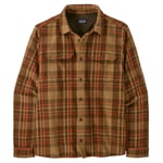 Patagonia M's Fjord Loft Shirt Forested: Nest Brown - L