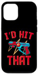 Coque pour iPhone 14 Laser Taging I'd Hit That Tag Jeu de fête Laser Tag