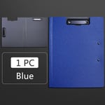 A4 filmapp Urklipp Skrivblock Memo Clipboard Dubbel Cli Blue One Size