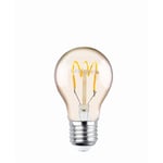 Forever Light Retro LED-lampa med filament Guld, E27 A60 4W 2000K 250lm