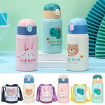 Steel Kids Straw Thermos Cup Cartoon Thermos Cup Kids Thermos Thermoses