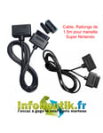 Cable, Rallonge 1,5m pour Manette  Super Nintendo Famicom Snes