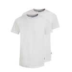 Jockey 2P Cotton Crew Neck T-Shirt Vit bomull Medium Herr