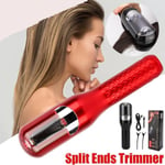 Hair Split Ends Trimmer Remover Hårtrimmer Blått ljus för reparation av skadat hår Purple