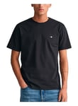 GANT Mens Shield Short Sleeve T-Shirt - Black 005-4XL