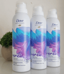 3 x Dove Shower & Shave Mousse Mild Violet & Pink Hibiscus Scent 200ml