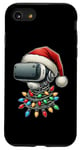 Coque pour iPhone SE (2020) / 7 / 8 Chapeau de Noël de réalité virtuelle VR Player Video Gaming Christmas